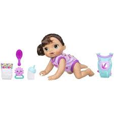Baby Alive Baby Go Bye Bye Doll With Brunette Hair 30 Phrases And Sounds Walmart Com Baby Alive Dolls Baby Alive Realistic Baby Dolls