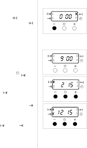 Pyrolytic cleaning is running (when the oven cools down to a safe temperature the door will automatically unlock). Aeg D2160 1 To Cancel The Countdown 3 Setting The Oven Timer Control A To Set The Timer To Switch On And Off Automatically