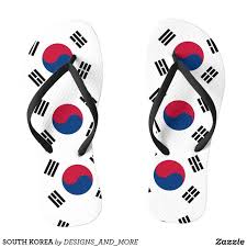South Korea Flip Flops Zazzle Com In 2020 Flip Flops South Korea Korea