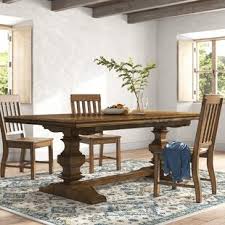Restoration hardware dining room table. Farmhouse Rustic Distressed Finish Dining Tables Birch Lane