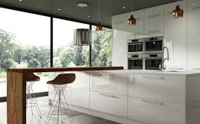 esker ice white gloss kitchen wickes