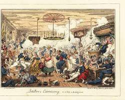 Image of Napoleonic era satire illustration