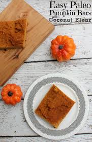 Rolled oats take longer to digest than processed flour, which makes these bars a good source of. Paleo Pumpkin Bars Recipe With Coconut Flour