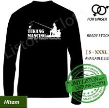 Desain kaos pria lengan panjang redmango custom satuan selain itu kami juga menyediakan jasa desain gratis untuk mengerjakan desain desain sederhana produk akan dicetak menggunakan. Jual Produk Baju Mancing Lengan Panjang Termurah Dan Terlengkap Juni 2021 Bukalapak