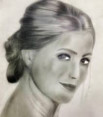 The Blessed Mother. After seeing this statue in a church, I had to draw it  using colored pencils. Did this when I first started to draw.