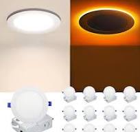 WYZM 5/6 in UltraThin LED Recessed Ceiling Light Adjustable ...