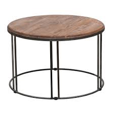 Metal frame support 2 round top, metal legs are sturdy enough to support coffee table. Round Industrial Coffee Table Ideas On Foter