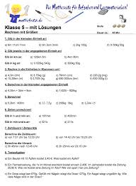 Dabei werden verschiedene einheiten für länge, gewicht, zeit, flächen und volumen vorgestellt und wie man diese längen und entfernungen werden mit längeneinheiten angegeben. Mit Grossen Rechnen In Klasse 5 Arbeitsblatter Zum Rechnen Mit Grossen