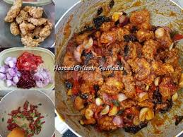 Sos cili, sos tomato dan sos tiram secukupnya. Resepi Ayam Masak Cili Kering Resep Bunda Erita