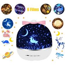 Peroptimist Night Light For Kids Baby Light Projector With Music 6 Theme Colorful Projector For Girls Boys Walmart Com Walmart Com