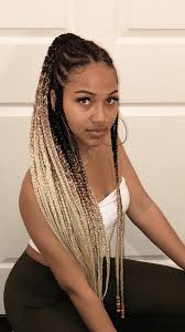 Black And Blonde Ombre Braids Pin De Melanie Mccall Em Hairstyles Penteados Com Tranca Cabelo Com Tranca Penteados Com Tranca Afro