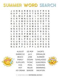 Check spelling or type a new query. Free Summer Word Search Printable