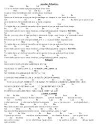 Letras Y Letras Con Acordes Mas de 317.700 acordes de canciones de 52.081 artistas de todo el mundo, acordes y tablaturas de canciones para guitarra, piano, etc. letras y letras con acordes