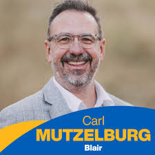 Carl Mutzelburg has been selected to contest the seat of Blair. For too  long the communities within Blair, Ipswich, Somerset and surrounds have  been taken for granted by Labor. Infrastructure and support