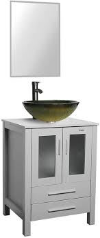 Just be sure to waterproof the leather to avoid discoloration from moisture. 24 Grey Bathroom Vanity 30 Water Saving 1 5 Gpm Chrome Faucet Bathroom Vanity Top With Sink Bowl 20 Inch Deep White Round Ceramic Vessel Sink Kitchen Bath Fixtures Tools Home Improvement Svanimal Com