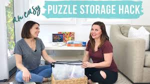 Jumbo wooden puzzle plateau a virtually indestructible place to keep your working puzzle. A Simple Puzzle Storage Hack Youtube