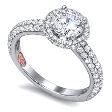 Engagement Ring Diamonds All Around