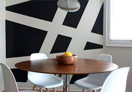 The pastel colours blend well together. Cool Painting Ideas That Turn Walls And Ceilings Into A Statement Geometric Wall Paint Diy Wall Painting Modern Mural