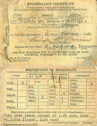 For more information, see the selective Allin Selective Service Registration Cards Venture In Ministry John Maury Allin