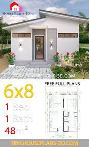 Modern architecture balances style and functionality. Studio Room House Plans 6x8 Shed Roof Samphoas Plan House Roof Design Small House Plans Little House Plans