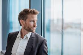 Don't read about taking action. Portrait Of Businessman Stockphoto