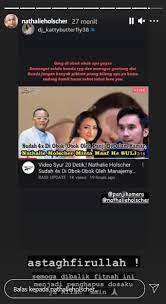 Maybe you would like to learn more about one of these? Dituduh Punya Video Syur Dengan Manajer Ini Reaksi Nathalie Holscher Matamata Com