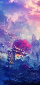 Tons of awesome japanese 4k aesthetic wallpapers to download for free. Village In The Mountains Shi Pinterest Asian Wallpaper Iphone Wallpaper Fantasy 1889875 Hd Wallpaper Backgrounds Download