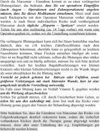 Check spelling or type a new query. Patienteninformation Zur Sicheren Blutgerinnungsbehandlung Z B Mit Marcumar Pdf Free Download