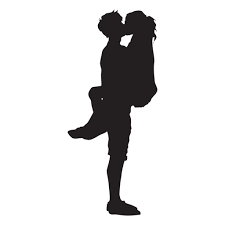 Couple Romantic Kiss Silhouette Png Image Download As Svg Vector Eps Or Psd Get Couple Romantic Ki Silhouette Painting Silhouette Drawing Kissing Silhouette
