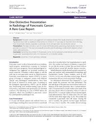 Pancreatic cancer affected an estimated 57,600 people in 2020, making up 3.2% of the total new cancer cases. Pdf One Distinctive Presentation In Radiology Of Pancreatic Cancer A Rare Case Report