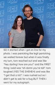 1 connecting with your idol through social media. Asgards Princes Today I Had The Blessing Of Meeting My Idol The Man Who Changed My Life This Experience Tom Hiddleston Quotes Tom Hiddleston Marvel Actors