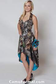 Pr 3046 Halter A Line Contrasting Lining Camo Prom Dresses Camo Wedding Dresses Camo Bridesmaid Dresses