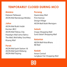In a facebook post on 8 april, puan nadzirah razali wrote that she opened up a 'mini mart' at home for her two sons to buy snacks, using money they've. Brands Outlet Mco Opening Hours 13 January 2021 Onwards