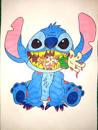 Lilo and Stitch, alcohol markers. (NSFW for gore) : rdrawing