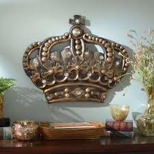 Her Crown Gold Jeweled Wall Plaque Kirklands Crown Wall Decor Crown Decor Gold Wall Decor