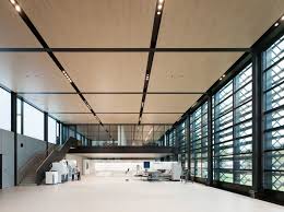 Barkow Leibinger Architekten David Franck Trumpf Poland Technology Center Ceiling Design False Ceiling Design Lobby Interior