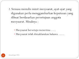 Nurfatin nabilah binti temizie penyokong : Minit Mesyuarat Berkualiti Ppt Download