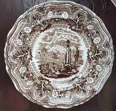Get the best deal for brown floral fabric from the largest online selection at ebay.com. Antique Circa 1860s Brown Transfer Ware Transferware Staffordshire Fine China Acropolis Pattern Dinner Plate Rare Transfer Ware Plate Transferware Antiques Floral Border