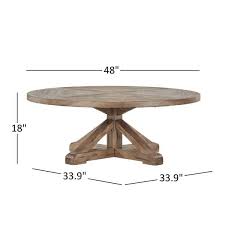 New coffee dining table top round outdoor 700mm commercial cafe bar aged pine. Benchwright Rustic X Base Round Pine Wood Coffee Table By Inspire Q Artisan Sale