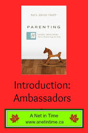 The 14 gospel principles that can radically change your family by paul david tripp . Book Series Parenting Be An Ambassador Parent A Net In Time