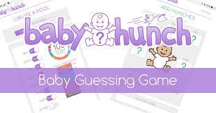 Free printable baby shower game; Baby Guessing Game For Expectant Parents Babyhunch