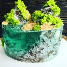 Gâteau deluxe en forme de coeur. Ces 30 Gateaux En Forme D Iles Vont Vous Faire Voyager