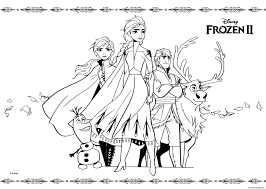 Find the best frozen coloring pages for kids and adults and enjoy coloring it. Disney Frozen 2 Kids Movie Coloring Pages Printable