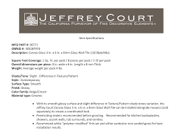 You have to put your back into it, wiping and buffing every spot with the important thing is that you are left with a smooth, clean, fresh canvas that will allow the wax or paint sealant to cling to your paint. Jeffrey Court 96771 Specification Manualzz
