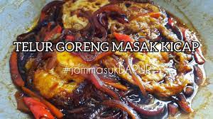 Spanish mackerel is something i grow up eating a lot. Telur Goreng Masak Kicap Mudah Youtube