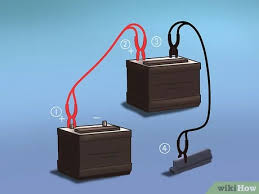 The first step is to position the other car near to the car with the flat battery so that the batteries are close, but the vehicles are not touching. 3 Ways To Jump Start A Car Wikihow