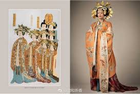 Chinese Tang dynasty outfits, recreated from cave & mural ...