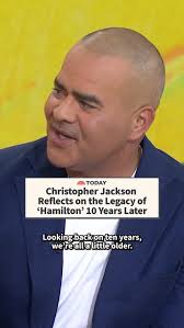 Christopher Jackson joins Saturday TODAY where he opened up about the hit  musical "Hamilton" celebrating its 10th anniversary. #TODAYShow