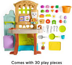 Find many great new & used options and get the best deals for fisher fun food grocery check shopping cart kitchen & money at the best online prices at ebay! Fisher Price Lachen Und Lernen Wachsen Die Fun Garten Kuche Ebay