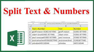 How To Separate Or Split Texts And Numbers From One Cell To Two Columns Excel Tutorials Column Excel